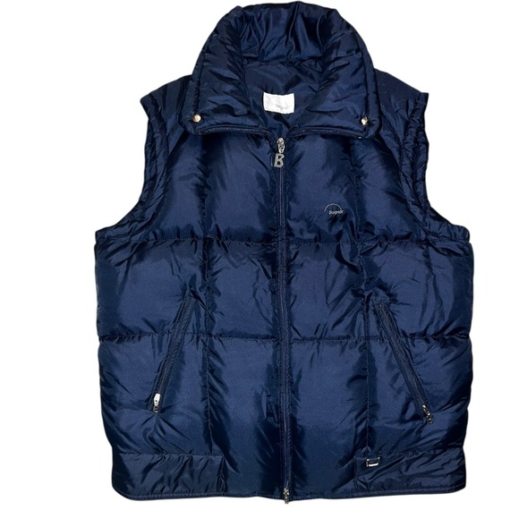 Bogner Other - Vintage 80s-90s BOGNER Goose Down Puffer Vest Gilet Navy Blue USA Made Mens L/XL